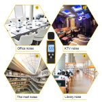 RZ1359 Digitaler Schallpegelmesser DB-Messgeräte Rauschprüfer in Dezibel LCD-Bildschirm – Bild 2