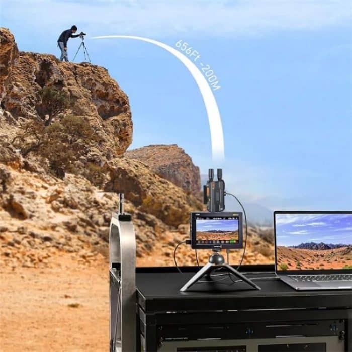 BOVBOX 098 Für DSLR Kameras 4K HD Wireless Extender SDI HDMI Dual Interface Video Monitor, US Plug, UK Plug, EU Plug, AU Plug – Bild 5