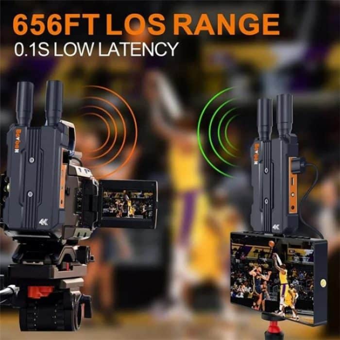 BOVBOX 098 Für DSLR Kameras 4K HD Wireless Extender SDI HDMI Dual Interface Video Monitor, US Plug, UK Plug, EU Plug, AU Plug – Bild 8