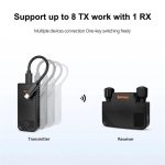 BOVBOX 091-TC Für Telefonprojektor USB C Drahtloser Sender und Empfänger Video Extender, US Plug, UK Plug, EU Plug, AU Plug – Bild 3