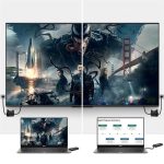 BOVBOX 091-TC Für Telefonprojektor USB C Drahtloser Sender und Empfänger Video Extender, US Plug, UK Plug, EU Plug, AU Plug – Bild 6