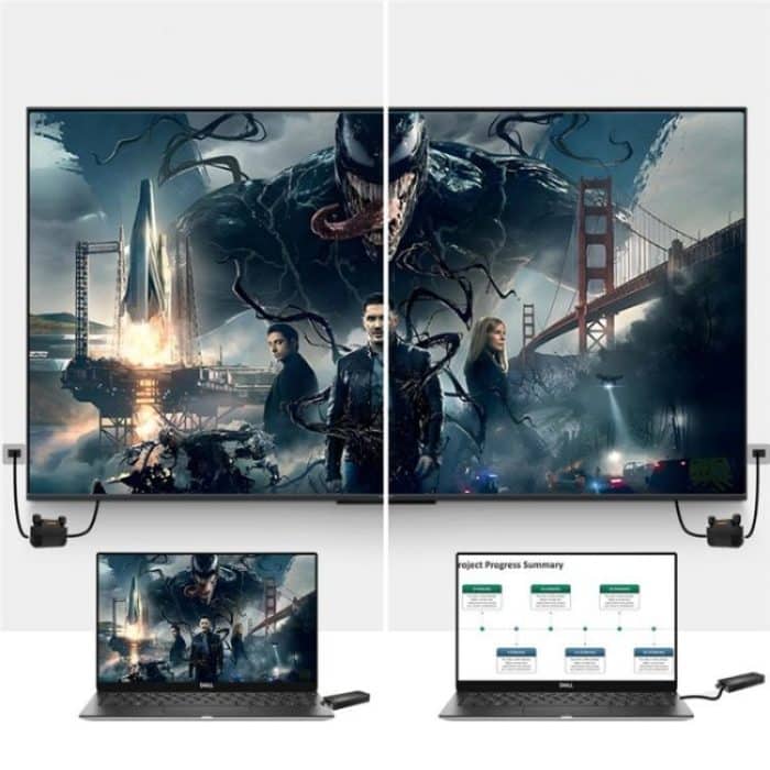 BOVBOX 091-TC Für Telefonprojektor USB C Drahtloser Sender und Empfänger Video Extender, US Plug, UK Plug, EU Plug, AU Plug – Bild 6