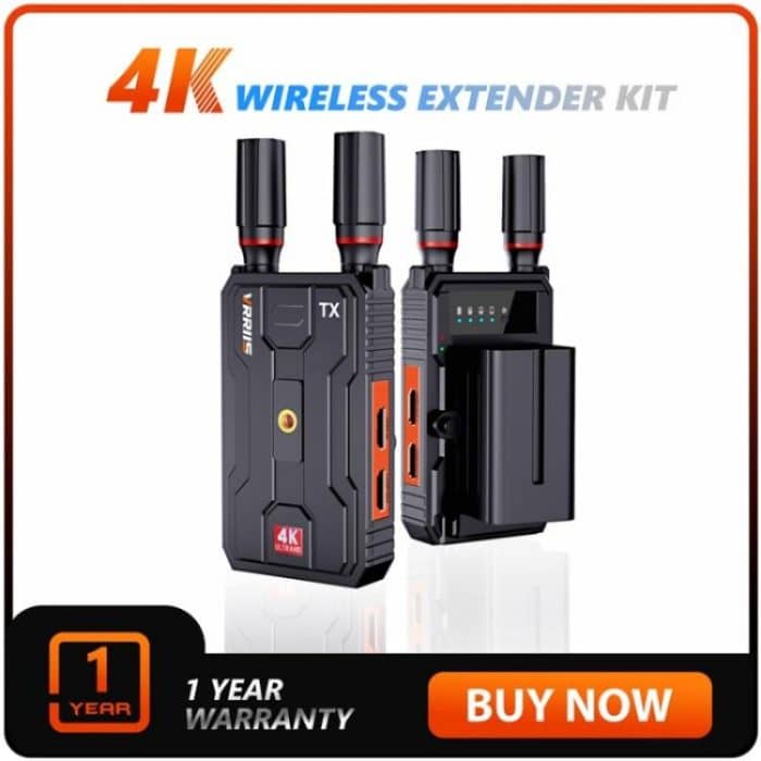 VRRIIS 097PRO Outdoor Live-Streaming Audio Video Drahtloser Sender Empfänger 4K HD Extender, US Plug, UK Plug, EU Plug, AU Plug – Bild 2