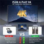 VRRIIS 097PRO Outdoor Live-Streaming Audio Video Drahtloser Sender Empfänger 4K HD Extender, US Plug, UK Plug, EU Plug, AU Plug – Bild 9