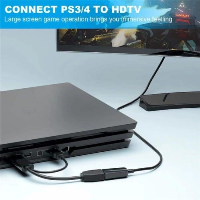 HD1 HDMI 2.0b Stecker auf DP 1.4 Buchse Konverter 4K 60Hz HDMI auf DisplayPort Adapterkabel – Bild 2