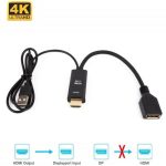 HD1 HDMI 2.0b Stecker auf DP 1.4 Buchse Konverter 4K 60Hz HDMI auf DisplayPort Adapterkabel – Bild 4