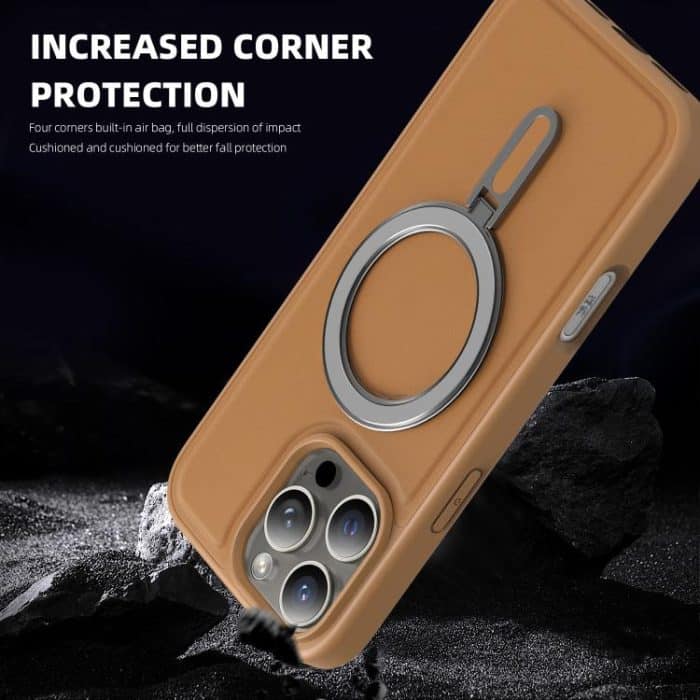 Silver Shield MagSafe Holder Shockproof Phone Case, For iPhone 16e, For iPhone 16 Pro Max, For iPhone 16 Pro – Bild 3