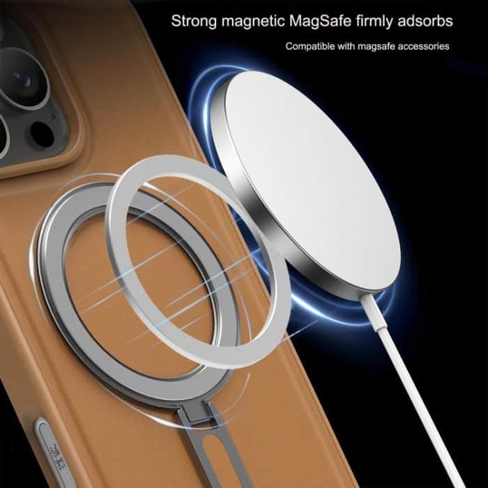 Silver Shield MagSafe Holder Shockproof Phone Case, For iPhone 16 Plus, For iPhone 16, For iPhone 15 Pro Max – Bild 6