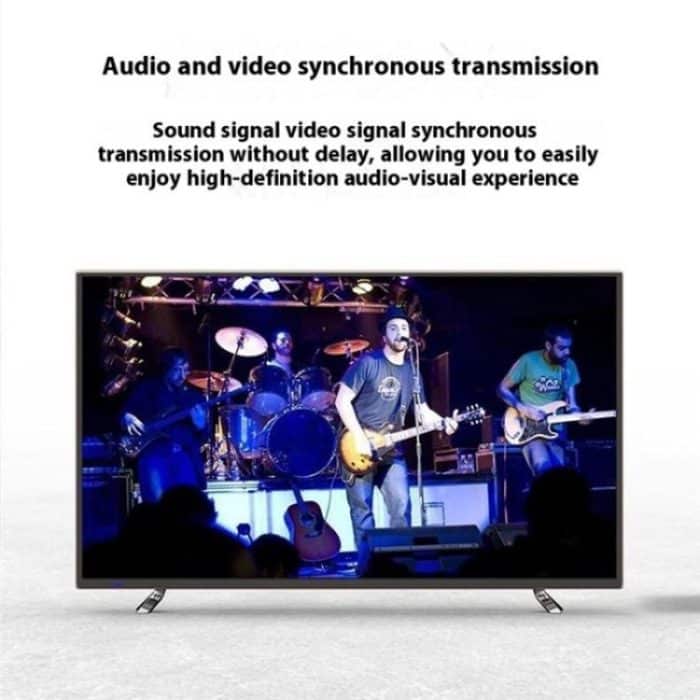 D1-1 / D2-1 Network Cable HD Video Signal Transmitter 50m Extender HDMI to RJ45 Extender, US Plug, EU Plug – Bild 4