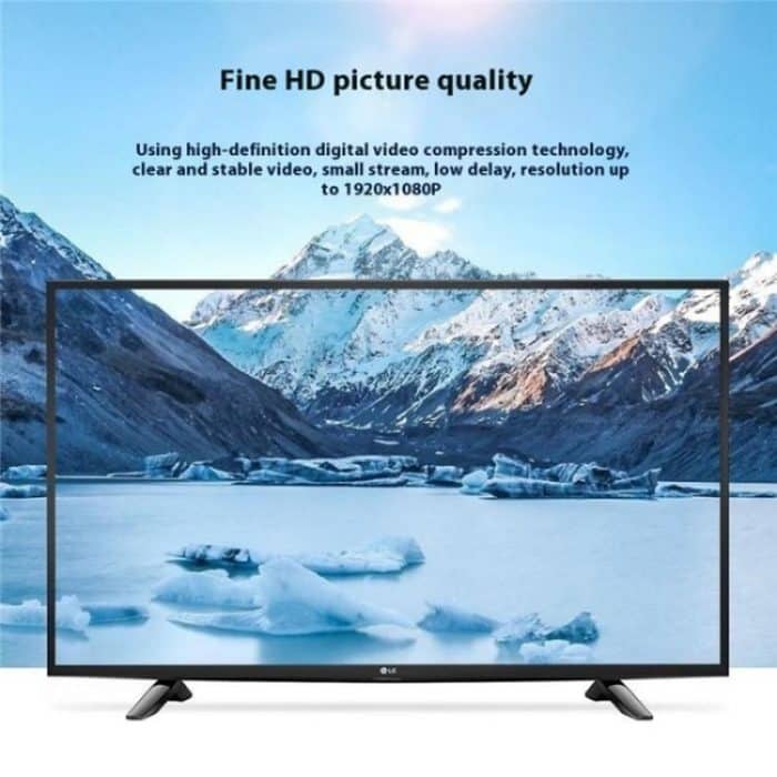 D1-1 / D2-1 Network Cable HD Video Signal Transmitter 50m Extender HDMI to RJ45 Extender, US Plug, EU Plug – Bild 6