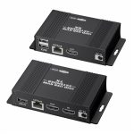D5-2/D6-2 Video Audio Transmitter Receiver HDMI KVM Extender 4K HDMI to RJ45 LAN Extender, US Plug, EU Plug
