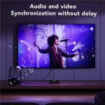 D5-2/D6-2 Video Audio Transmitter Receiver HDMI KVM Extender 4K HDMI to RJ45 LAN Extender, US Plug, EU Plug – Bild 2