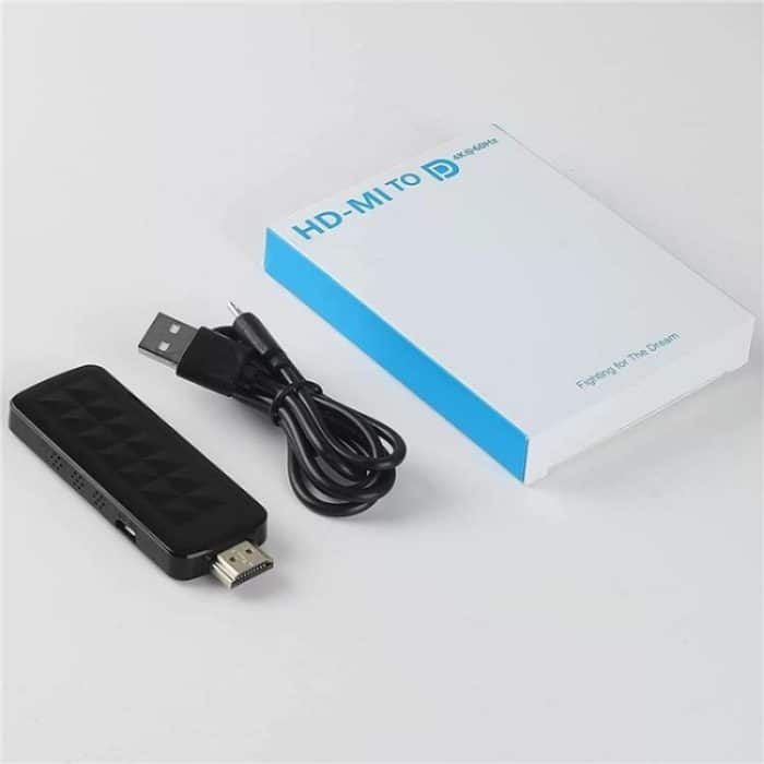 HD2-Video-Streaming Gaming HDMI 2.0b auf DisplayPort 1.4 Adapter 4K 60Hz/HDCP 2.3 Konverter – Bild 7