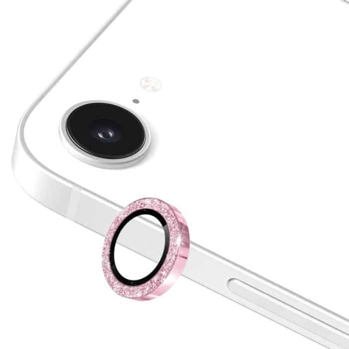SYA002833101A.jpg ENKAY Hat-Prince Glitter Rear Camera Lens Aluminium Alloy Ring Tempered Glass Film, For iPhone 16e – Bild 1