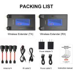 BOVBOX 092 Pro Audio Video Transmitter Receiver 300m Wireless HDMI Extender, US Plug, UK Plug, EU Plug, AU Plug – Bild 12