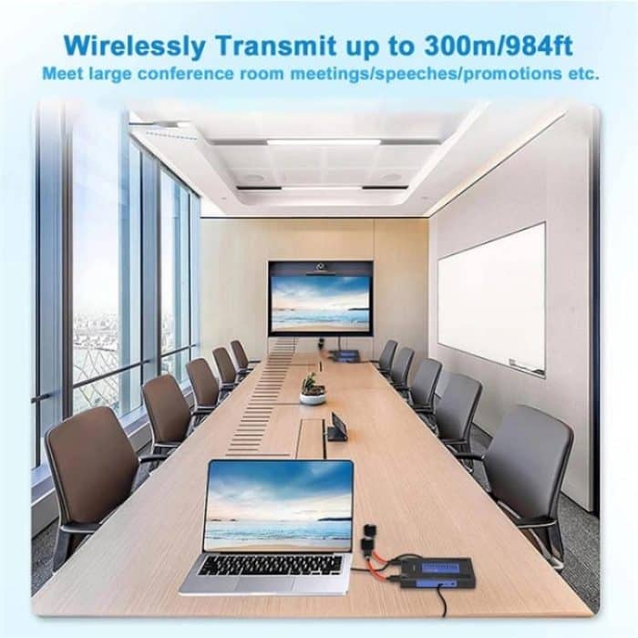 BOVBOX 092 Pro Audio Video Transmitter Receiver 300m Wireless HDMI Extender, US Plug, UK Plug, EU Plug, AU Plug – Bild 4