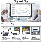 BOVBOX 092 Pro Audio Video Transmitter Receiver 300m Wireless HDMI Extender, US Plug, UK Plug, EU Plug, AU Plug – Bild 5