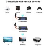 BOVBOX 092 Pro Audio Video Transmitter Receiver 300m Wireless HDMI Extender, US Plug, UK Plug, EU Plug, AU Plug – Bild 9