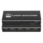Q8Q3-3 Gaming-Heimkino HDMI 2.1-Switch 3x1 8K 4K 120Hz HDR Audio-Video-Synchronizer