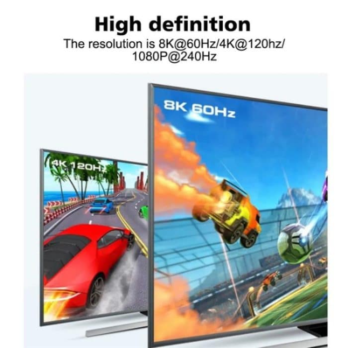 Q8Q3-3 Gaming-Heimkino HDMI 2.1-Switch 3x1 8K 4K 120Hz HDR Audio-Video-Synchronizer – Bild 8