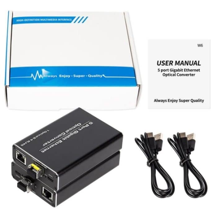 HW6 Mit TX/RX 1,25G Singlemode-Einzelfaser-Übertragungsadapter – Bild 8