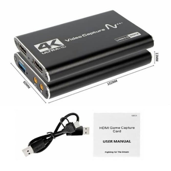 C3 USB3.0 1080P 60Hz Loop-Out-Spiel-Streaming-Adapter 4K HDMI-Videoaufnahmekarte – Bild 3