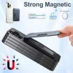 Suteni S3 Cowhide Textured MagSafe Magnetic Card Case, S3 – Bild 5