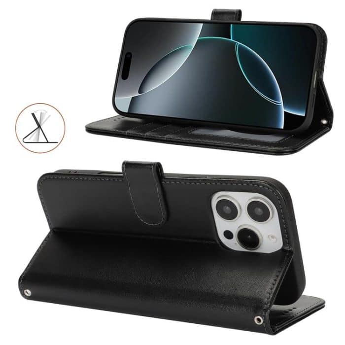 Double Fold Printed Embossing Leather Phone Case, For iPhone 11, For iPhone 11 Pro, For iPhone XS Max, For iPhone X / XS – Bild 5