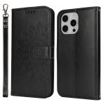 Double Fold Printed Embossing Leather Phone Case, For iPhone 15 Pro Max, For iPhone 15 Pro, For iPhone 15 Plus, For iPhone 15 – Bild 3