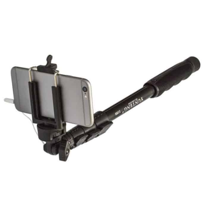 YUNTENG 1188 Einziehbares 3,5-mm-Selfie-Stick-Einbeinstativ – Bild 6