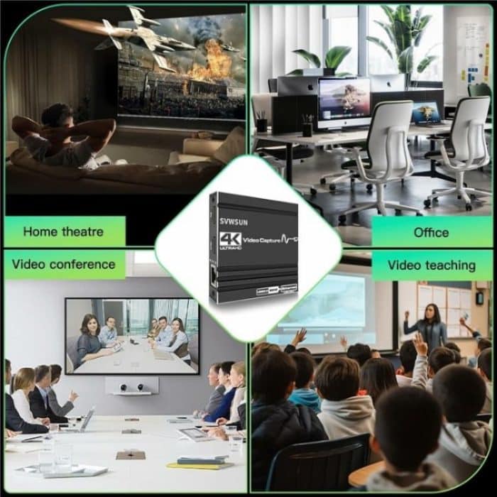 C9 USB 3.0 Gigabit Ethernet Loop-Out-Adapter 4K 60Hz HDMI-Videoaufnahmekarte – Bild 5