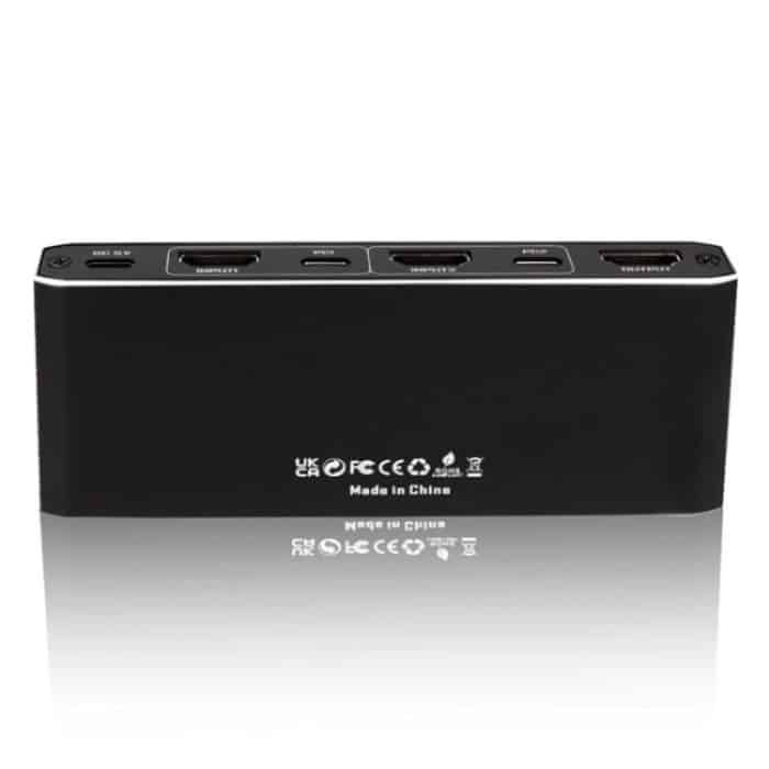 K2-1 Monitor-Sharing 4K 60Hz KVM-Switch 2 Eingänge 1 Ausgang USB 3.0 HDMI 2.0 Fernbedienungsumschalter – Bild 3