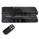 K3-1 4K 60Hz USB 3.0 Dual-Screen-Display-Extender HDMI-Matrix 2x2 KVM-Switch