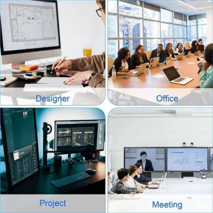 K3-1 4K 60Hz USB 3.0 Dual-Screen-Display-Extender HDMI-Matrix 2x2 KVM-Switch – Bild 3