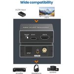 ARC HDTV-Lautsprecher-Audio-Extraktor-Konverter, ARC auf SPDIF, koaxial, 3,5-mm-Buchse – Bild 3