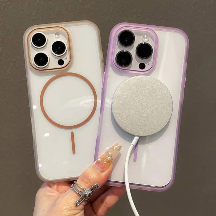 Translucent Armor MagSafe N52 Thin Circle Phone Case, For iPhone 16 Pro Max, For iPhone 16 Pro, For iPhone 16 Plus, For iPhone 16 – Bild 4