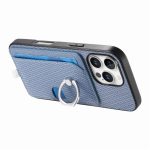 Carbon Fiber Ring Side Insert Card Bag MagSafe Phone Case, For iPhone 15, For iPhone 14 Plus, For iPhone 14, For iPhone 14 Pro – Bild 4