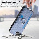 Carbon Fiber Ring Side Insert Card Bag MagSafe Phone Case, For iPhone 7 / 8 / SE 2022, For iPhone X / XS, For iPhone 7 Plus / 8 Plus, For iPhone 6 Plus / 6s Plus – Bild 6