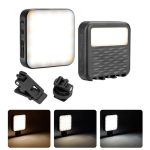 C49 Dual Side Fill Light Mini Tragbares 3 Farbtemperaturen Fotografie Videolicht