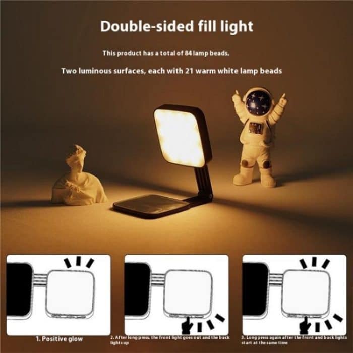 M42 Double-Sided Lighting Fill Light MagSafe Magnetic Phone Selfie Beauty Lamp, M42 – Bild 7