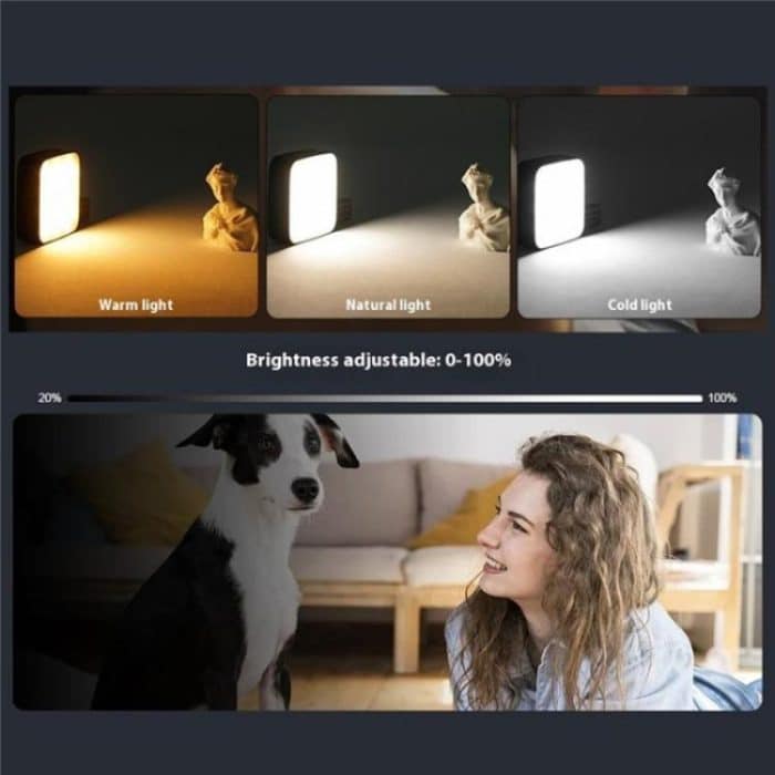 M42 Double-Sided Lighting Fill Light MagSafe Magnetic Phone Selfie Beauty Lamp, M42 – Bild 9