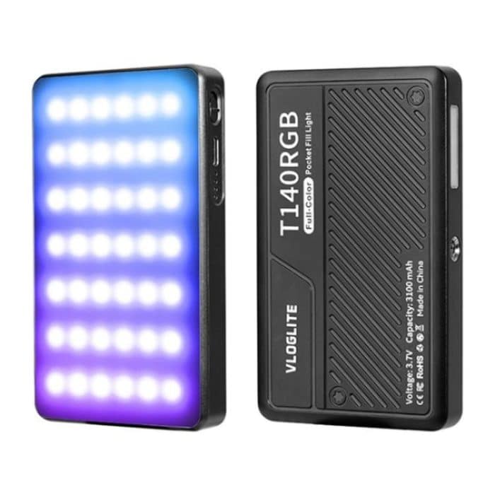 T140RGB Tragbares Vollfarb-Fülllicht für Videoaufnahmen/Live-Fotografie – Bild 1