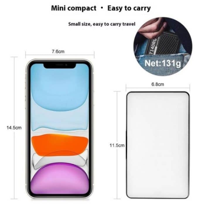 T140RGB Tragbares Vollfarb-Fülllicht für Videoaufnahmen/Live-Fotografie – Bild 13