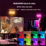 T140RGB Tragbares Vollfarb-Fülllicht für Videoaufnahmen/Live-Fotografie – Bild 6