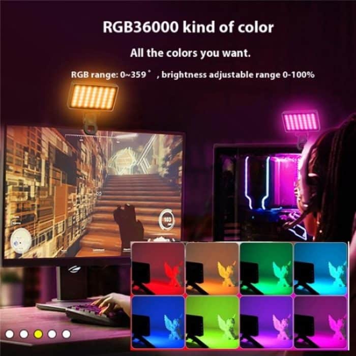 T140RGB Tragbares Vollfarb-Fülllicht für Videoaufnahmen/Live-Fotografie – Bild 6