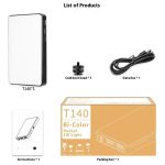 T140 Tragbares Clip-Fülllicht für Telefonkameras, Tablets, Videos, Live-Selfie-Fülllicht – Bild 12