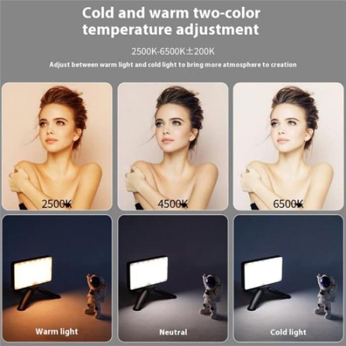 T140 Tragbares Clip-Fülllicht für Telefonkameras, Tablets, Videos, Live-Selfie-Fülllicht – Bild 7