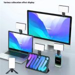 T140 Tragbares Clip-Fülllicht für Telefonkameras, Tablets, Videos, Live-Selfie-Fülllicht – Bild 9
