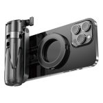 P15-C 2 In 1 Portable Magnetic Tripod Phone Holder Telescopic Selfie Stick with Keyring – Bild 4