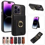 Ring Multifunctional Vertical Flip Wallet Back Cover Leather Phone Case, For iPhone 16 Pro Max, For iPhone 16 Pro, For iPhone 16 Plus, For iPhone 16 – Bild 6